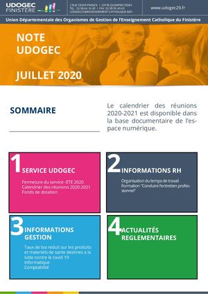 Note Juillet 2020