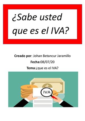 ¿Que es el IVA?