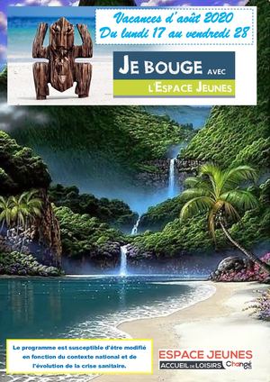 LE PROGRAMME D'AOUT DE L'ESPACE JEUNES