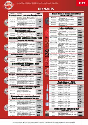 Consommables diamant 2020