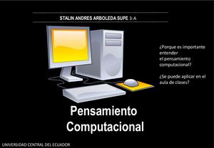 Pensamiento Computacional