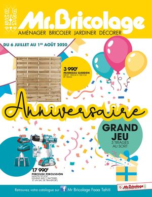 Catalogue Anniversaire