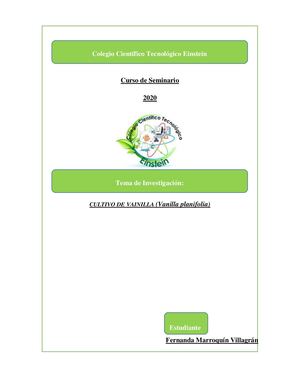 Cultivo Vainilla Seminario2020