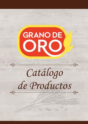 Catalogo Grano de Oro