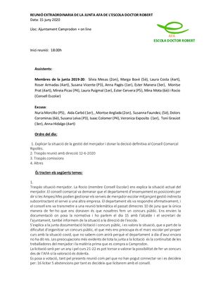 Acta Afa Dimecres 15 Juny 2020