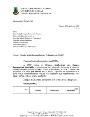 Memorando 2020024543