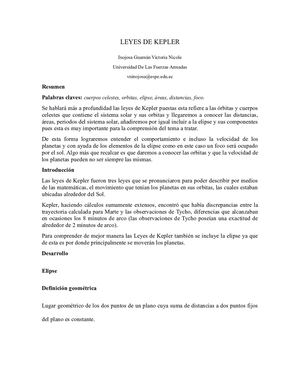 Leyes De Kepler