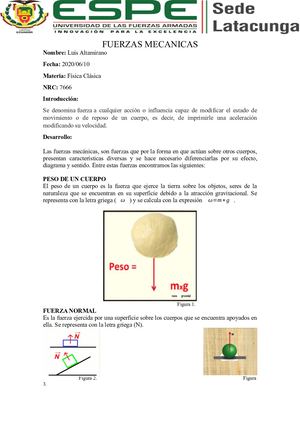 Ensayo De Fuerzas Mecanicas