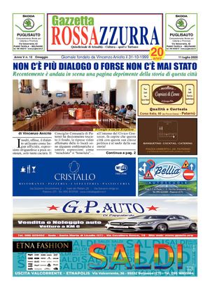 Gazzetta Rossazzurra Anno V N 12 Del 11 7 2020