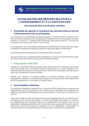 Fiche Versement Intéressement Participation