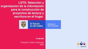 STS LENGUAJE CICLO II