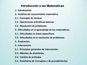 Introduccion Matematicas