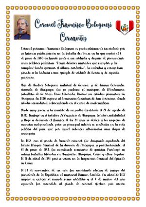 Coronel Francisco Bolognesi Cervantes 6to C