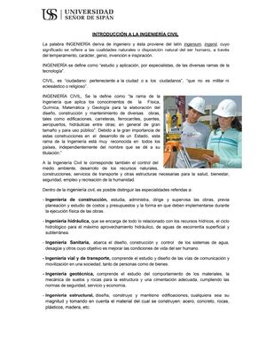 La Ingeneiria Civil