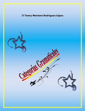 Revista Categorias Gramaticales