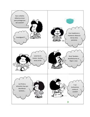 Historieta Sobre El Covid 19