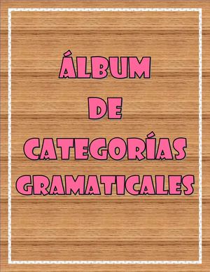 ÁLbum De Categorías Gramaticales