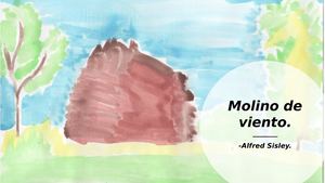 Pintura 1: Molino de viento-Alfred S.