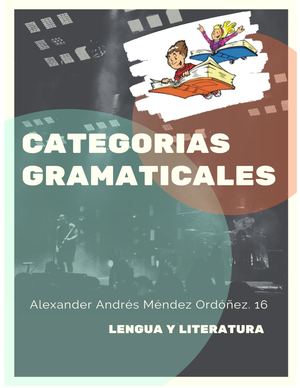 Categorías Gramaticales