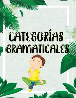 Categorías Gramaticales