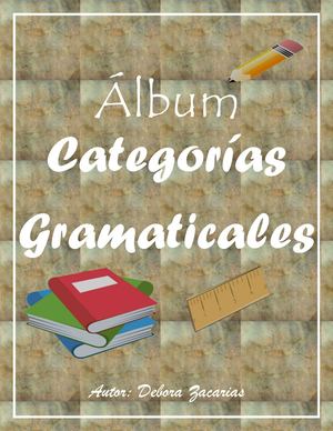 Categorias Gramaticales