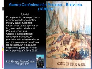Guerra Confederacion Peru Boliviana