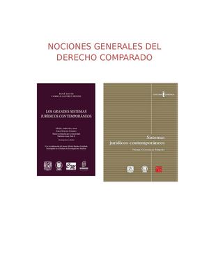 Los Grandes Sistemas Juridicos Contemporaneos! Karen