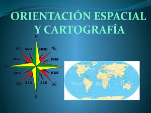Oriencacon Espacia Y Cartografica