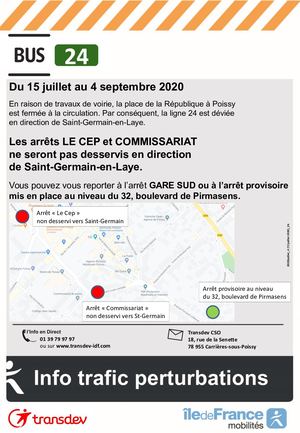 Transdev ligne24 place de la République