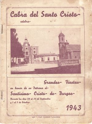 Programa de fiestas 1943