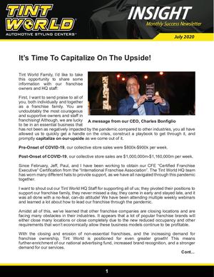 Insight Monthly Success Newsletter - July 2020 | Tint World®
