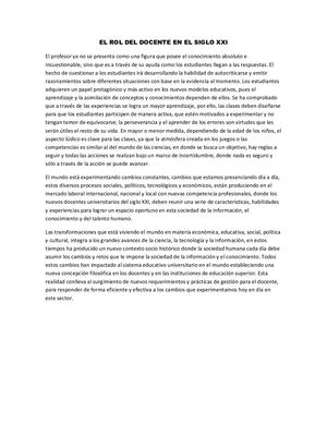 Calaméo - El Rol Del Docente En El Siglo Xxi Actividad 3