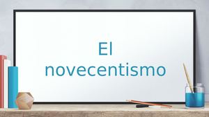 10 El Novecentismo