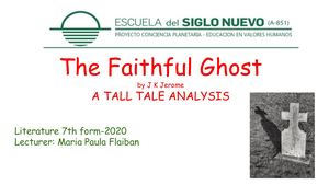 The Faithful Ghost A Tall Tale Analysis