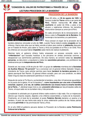 Ficha 18 El Patriotismo