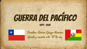 Guerra Del Pacífico