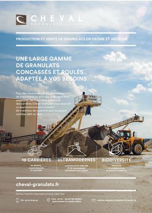 Plaquette Cheval Granulats 2020
