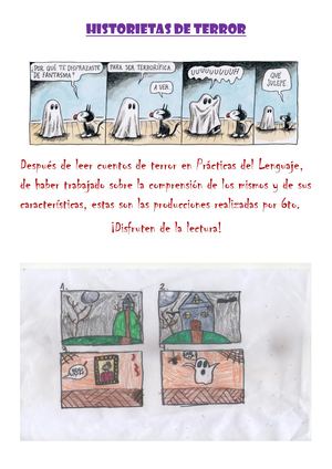 Producciones Sobre Historietas De Terror 6°