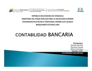 Seccion 4301 Contabilidad Bancaria Grupo Nº 2