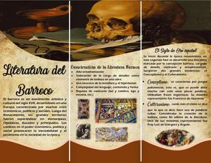 Literatura Del Barroco