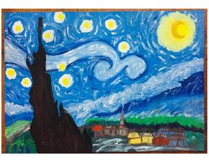 La noche estrellada de Vincent Van Gogh