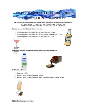 Ley Del Impuesto Especial Sobre Produccion Y Servicios