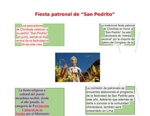Fiesta Patronal Desan Pedrito