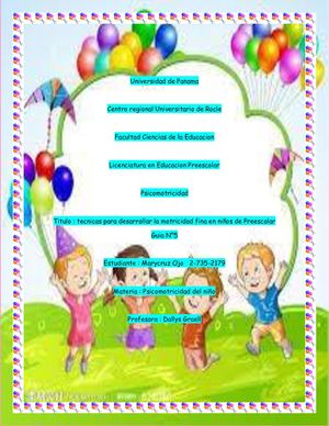 Libro De Psicomotricidad