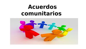 Acuerdos Comunitarios
