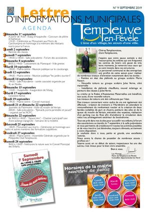 Information municipale n°9 2019