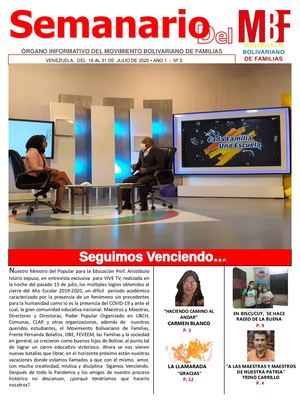 El Semanario Del Mbf Año1 N 3