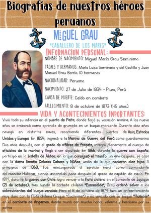 Biografías de los héroes del Perú