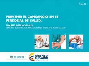 PREVENIR EL CANSANCIO EN EL PERSONAL DE SALUD