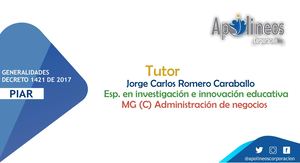 Unidad 1 Decreto 1421 Presentación Con Anexos Piar